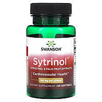 Препарат на основе трав Swanson, Ситринол, 150 мг, 60 мягких таблеток Доставка від 14 днів - Оригинал
