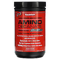 Смесь аминокислот MuscleMeds, Amino Decanate, фруктовый пунш, 381 г (13,4 унции) Доставка від 14 днів -