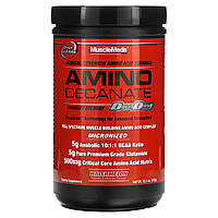 Смесь аминокислот MuscleMeds, Аминодеканат, арбуз, 13,3 унции (378 г) Доставка від 14 днів - Оригинал