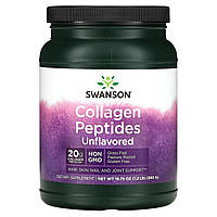 Коллаген Swanson, пептиди колагену, без добавок, 20 г, 560 г (1,2 фунта) Доставка від 14 днів - Оригинал