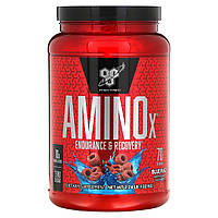 Суміш амінокислот BSN, AminoX, Endurance & Recovery, Blue Raz, 2.24 lb (1.01 kg), оригінал. Доставка від 14 днів