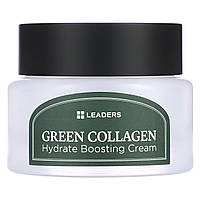 Коллаген Leaders, Green Collagen Hydrate Boosting Cream, 1,69 фл. унции (50 мл) Доставка від 14 днів -