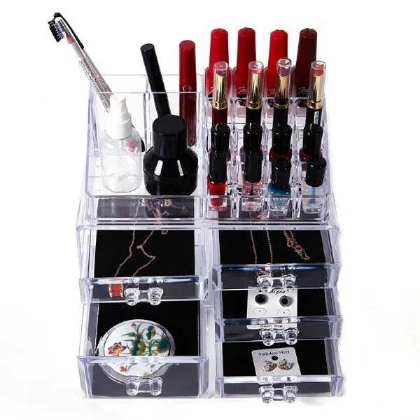 Акриловий органайзер Cosmetic Storage Box для косметики на 5 секцій, фото 1