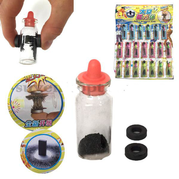 Пляшка з магнітною крихтою та магнітами для дітей набір 20 шт., фото 1