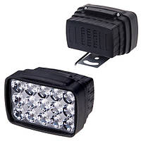 Додаткові світлодіодні фари LED ближнє світло 10W/9-32V/15LED AUR 48784 90х60мм прямокутна