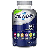 Мультиминеральный препарат One-A-Day, Men's 50, Complete Multivitamin, 200 таблеток Доставка від 14 днів -