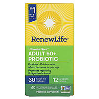 Пробиотическая формула Renew Life, Ultimate Flora, пробиотик для взрослых 50, 30 миллиардов живых культур, 60