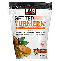 Препарат с куркумой Force Factor, Better Turmeric, Extra Strength Curcumin, Fruit Splash, 60 мягких