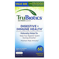 Пробиотическая формула TruBiotics, Digestive + Immune Health, 60 Vegetarian Capsules Доставка від 14 днів -