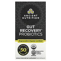 Пробиотическая формула Ancient Nutrition, пробиотики для восстановления кишечника, 25 млрд КОЕ, 60 капсул