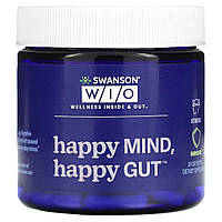 Пробиотическая формула Swanson WIO, Happy Mind, Happy Gut, 30 Vegetarian Capsules Доставка від 14 днів -