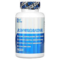Ашваганда EVLution Nutrition, Ashwagandha, 450 mg, 30 Veggie Capsules, оригінал. Доставка з США/ЄС протягом 14 днів