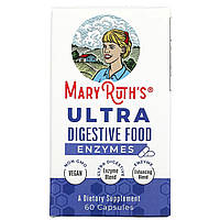 Фермент MaryRuth Organics, Ultra Digestive Food, энзимы, 60 капсул Доставка від 14 днів - Оригинал