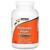 Пребиотическое волокно (инулин) NOW Foods, пребиотическая клетчатка с Fibersol-2, 340 г (12 унций) Доставка