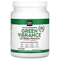 Зеленая смесь Vibrant Health, Green Vibrance +25 Billion Probiotics, Version 21.0, 32.21 oz (913 g) Доставка