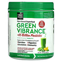 Зеленая смесь Vibrant Health, Green Vibrance, 25 млрд пробиотиков, версия 19.1, 168,9 г (5,96 унции) Доставка
