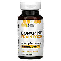 Препарат для памяти и когнитивных функций Natural Stacks, Дофамин для мозга, 60 вегетарианских капсул Доставка