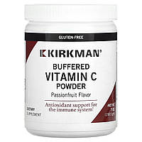 Препарат с витамином С Kirkman Labs, Буферный порошок витамина С, маракуйя, 7 унций (198,5 гм) Доставка від 14