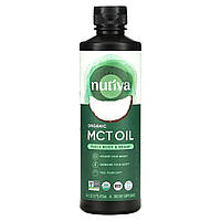 Масло MCT Nutiva, Органическое MCT масло, 16 фл. унций (473 мл) Доставка від 14 днів - Оригинал