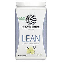 Заменитель пищи Sunwarrior, Коктейль Lean Superfood, ванильный, 1,59 фунта (720 г) Доставка від 14 днів -