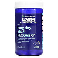 Препарат для памяти и когнитивных функций Swanson WIO, Long Day Self-Recovery, 60 Capsules Доставка від 14