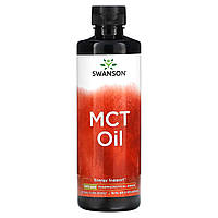 Масло MCT Swanson, MCT Oil, 16 фл. унций (473 мл) Доставка від 14 днів - Оригинал