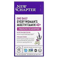 Женские мультивитамины New Chapter, 40 мультивитаминов Every Woman's One Daily Whole-Food Multivitamin, 48