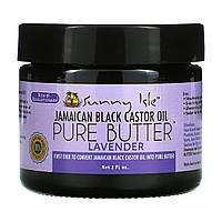 Масло для тела Sunny Isle, Jamaican Black Castor Oil, Pure Butter, Lavender, 2 fl oz Доставка від 14 днів -