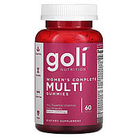 Женские мультивитамины Goli Nutrition, Women's Complete Multi Gummies, 60 шт. Доставка від 14 днів - Оригинал