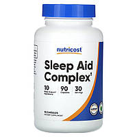 Снотворное Nutricost, Sleep Aid Complex , 90 Capsules Доставка від 14 днів - Оригинал
