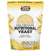 Дріжджі Foods Alive, Non-Fortified Nutritional Yeast, Flakes, 2 lbs (907 g), оригінал. Доставка від 14 днів