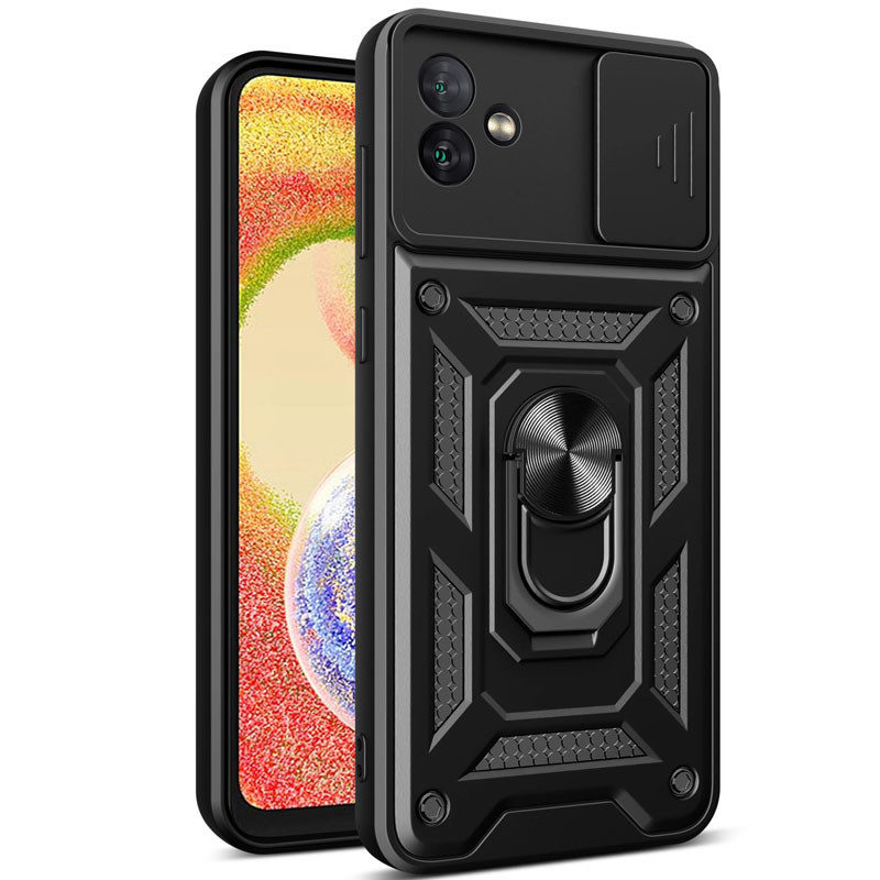 Ударостійкий чохол Camshield Serge Ring для Samsung Galaxy A06 Чорний