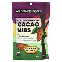 Какао Wilderness Poets, Органические кокосовые орехи, подслащенные какао, 8 унций (226 г) Доставка від 14 днів
