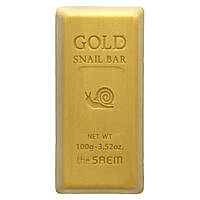 Мыло для лица The Saem, Gold Snail Bar, 3.52 oz (100 g) Доставка від 14 днів - Оригинал