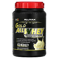 Сывороточный белок Allmax, Gold Allwhey, белок качества белка сывороточного белка, французская ваниль, 907 г