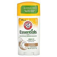 Дезодорант Arm & Hammer, Essentials with Natural Deodorizers, Deodorant, Coconut Geranium, 2.5 oz (71 g)