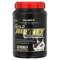 Сывороточный белок Allmax, Gold Allwhey, 100% премиум -белок, печенье и сливки, 32 унции (907 г) Доставка від