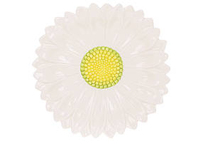 Тарілка керамічна Ромашка D26*4см., в упаковці 2шт. (928-017)