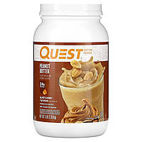 Сывороточный белок Quest Nutrition, Протеиновый порошок, арахисовое масло, 3 фунта (1,36 кг) Доставка від 14