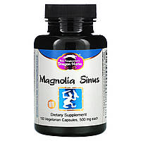 Гортензия Dragon Herbs ( Ron Teeguarden ), Magnolia Sinus, 500 мг, 100 вегетарианских капсул, 100