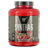 Сывороточный белок BSN, Syntha-6 Edge, Protein Powder Mix, Strawberry Milkshake, 4,01 фунта (1,82 кг) Доставка