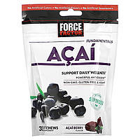 Асаи Force Factor, Fundamentals, Acai, 30 мягких жевательных конфет Доставка від 14 днів - Оригинал