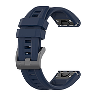 Ремешок CDK Silicone Sport Band Classic 22mm для Garmin MARQ Aviator (Gen 2) (015189) (dark blue)