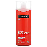 Гель для душа Neutrogena, Stubborn Body Acne Cleanser & Exfoliator, Fragrance Free, 8.5 fl oz (250 ml)