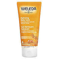 Гель для душу Weleda, Hydrating Body Wash, Sea Buckthorn Extracts, 6.8 fl oz (200 ml), оригінал. Доставка від 14 днів