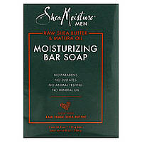 Гель для душа SheaMoisture, Men, Moisturizing Bar Soap, Raw Shea Butter & Mafura Oil, 2 Bars, 4 oz (113 g)