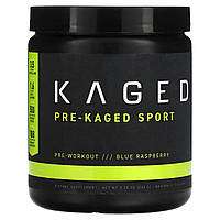 Стимулятор Kaged, Pre-Kaged, Sport Pre-Workout, Blue Raspberry, 9.24 oz (262 g) Доставка від 14 днів -