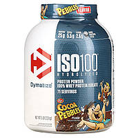 Изолят сывороточного протеина Dymatize, ISO100 Hydrolyzed, 100% Whey Protein Isolate, Cocoa Pebbles, 5 lb (2.3