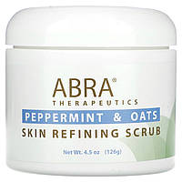 Скраб Abracadabra, Abra Therapeutics, Skin Refining Scrub, Peppermint and Oats, 4.5 oz (126 g) Доставка від 14