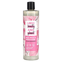 Гель для душа Love Beauty and Planet, Plant-Based Body Wash, Rose Water & Niacinamide, 20 fl oz Доставка від